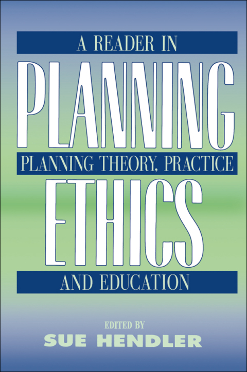 Cover image for book Planning Ethics