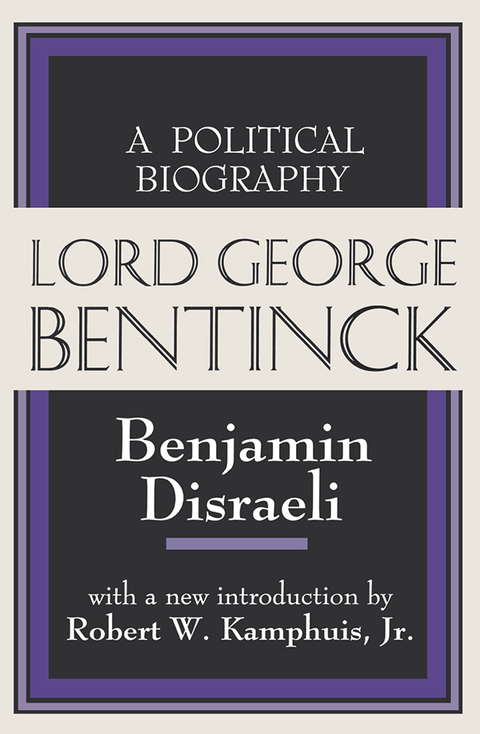 Cover image for book Lord George Bentinck