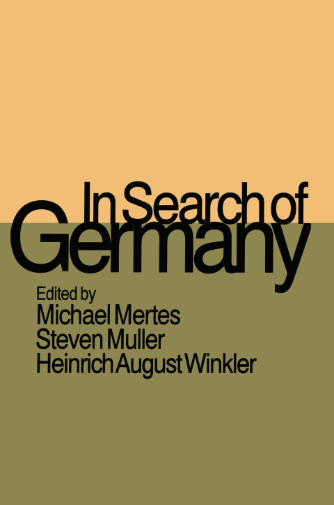 Cover image for book In Search of Germany