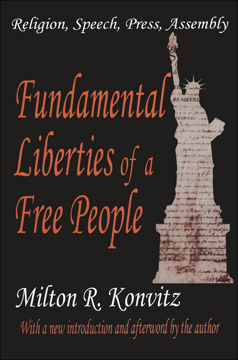 Cover image for book Fundamental Liberties of a Free People