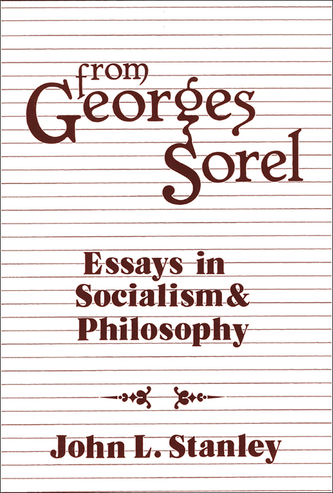 Cover image for book From Georges Sorel