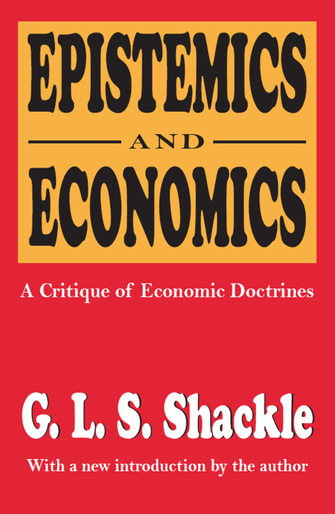 Cover image for book Epistemics and Economics
