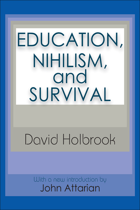 Cover image for book Education, Nihilism, and Survival