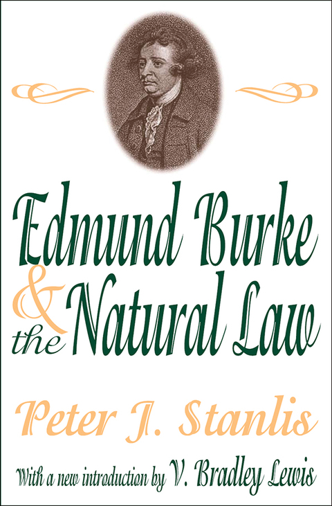 Cover image for book Edmund Burke and the Natural Law
