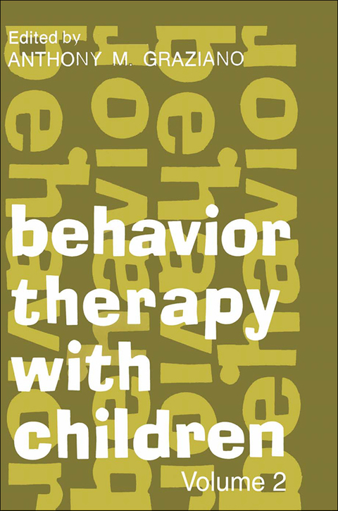 Cover image for book Behavior Therapy with Children