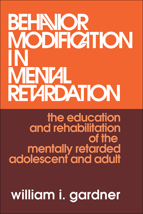 Cover image for book Behavior Modification in Mental Retardation