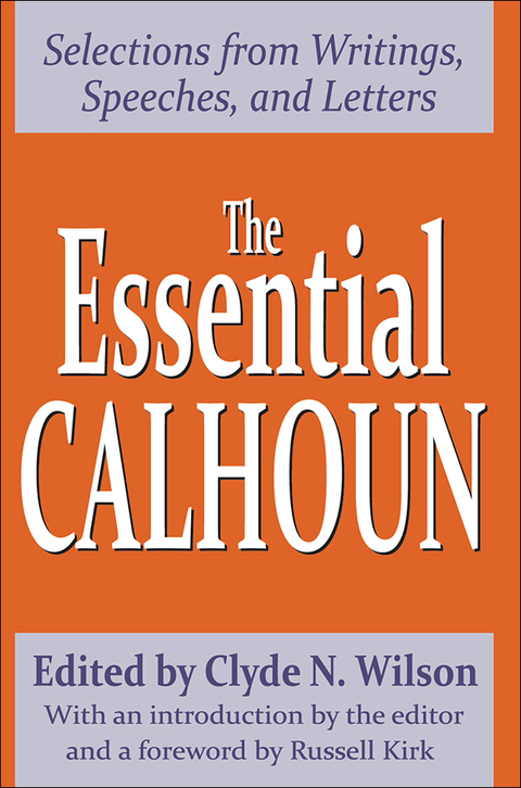 Cover image for book The Essential Calhoun
