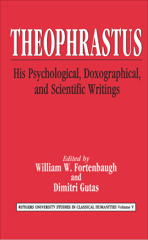 Cover image for book Theophrastus
