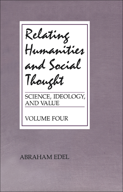 Cover image for book Relating Humanities and Social Thought