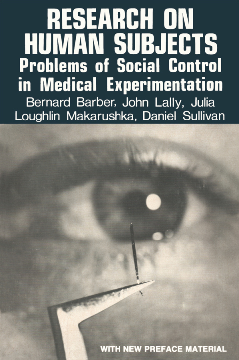 Cover image for book Research on Human Subjects