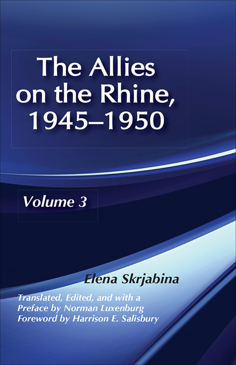 Cover image for book Allies on the Rhine, 1945-1950