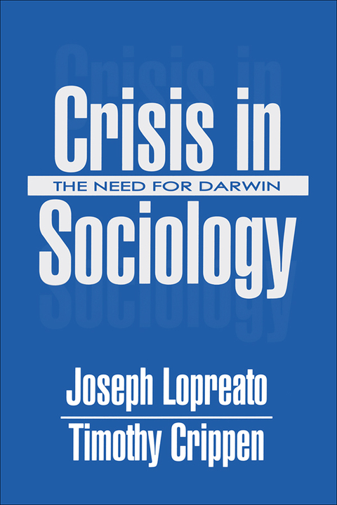 Cover image for book Crisis in Sociology