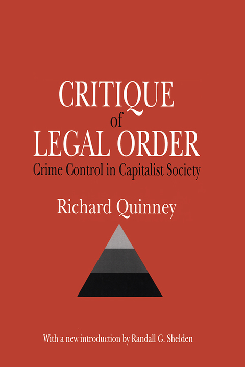 Cover image for book Critique of the Legal Order