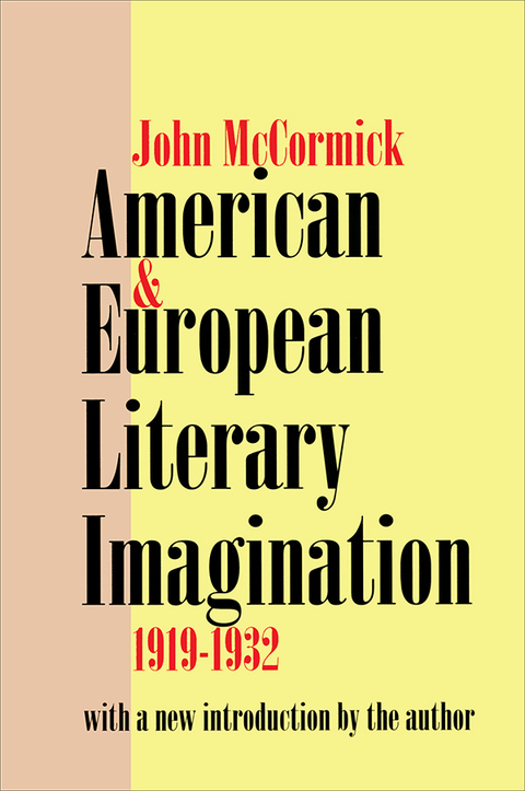 Cover image for book American and European Literary Imagination