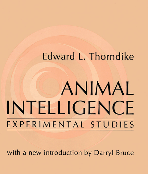 Cover image for book Animal Intelligence