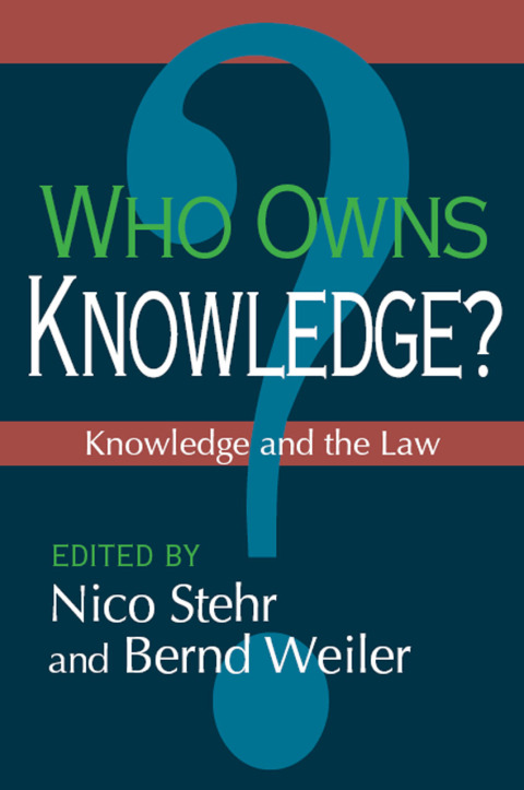Cover image for book Who Owns Knowledge?