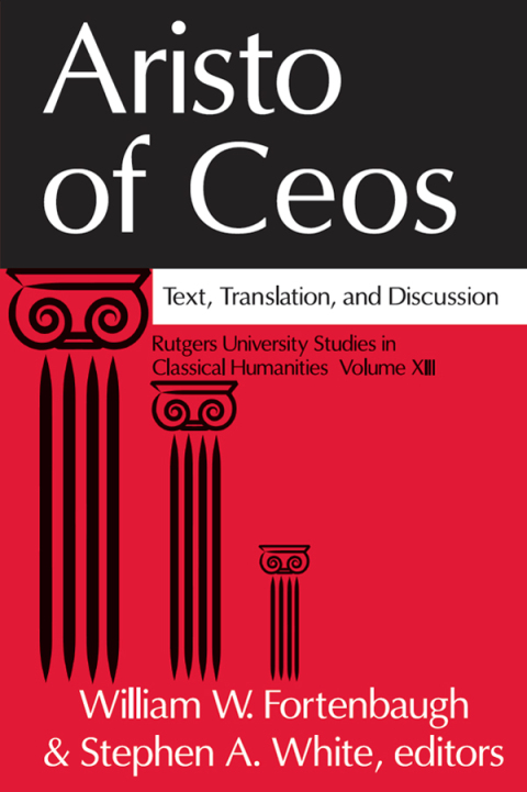 Cover image for book Aristo of Ceos