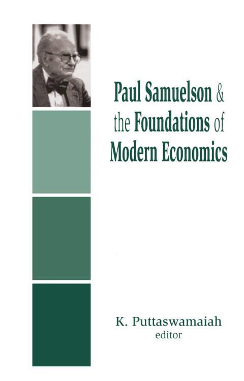 Cover image for book Paul Samuelson and the Foundations of Modern Economics