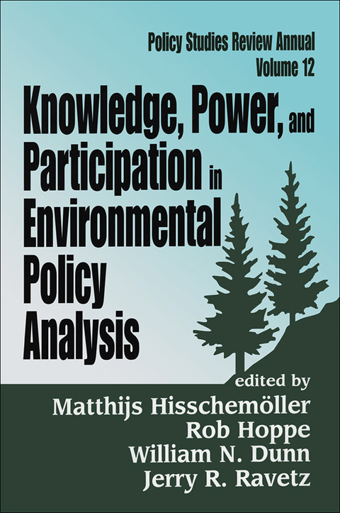 Cover image for book Knowledge, Power, and Participation in Environmental Policy Analysis