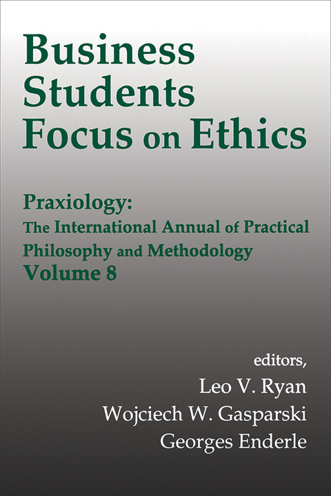 Cover image for book Business Students Focus on Ethics