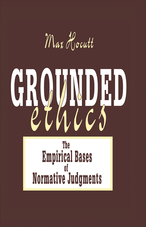 Cover image for book Grounded Ethics