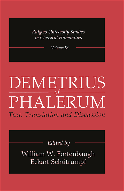 Cover image for book Demetrius of Phalerum