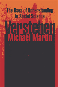 صورة الغلاف: Verstehen 1st edition 9780765800039
