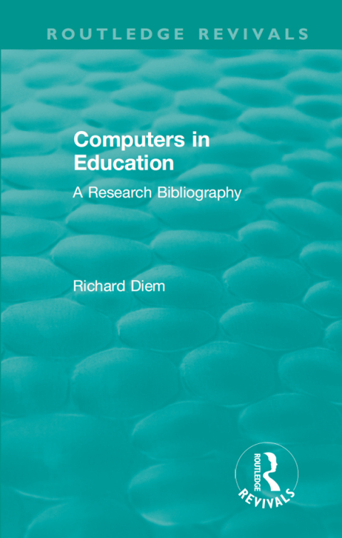 Cover image for book Computers in Education (1988)