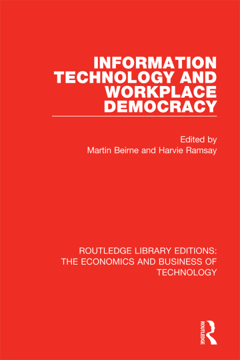 Cover image for book Information Technology and Workplace Democracy