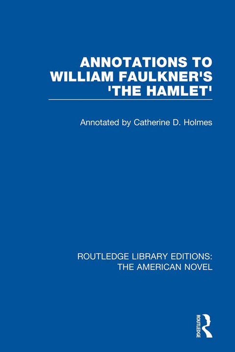 Cover image for book Annotations to William Faulkner's 'The Hamlet'