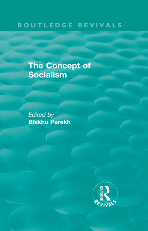 Cover image for book Routledge Revivals: The Concept of Socialism (1975)