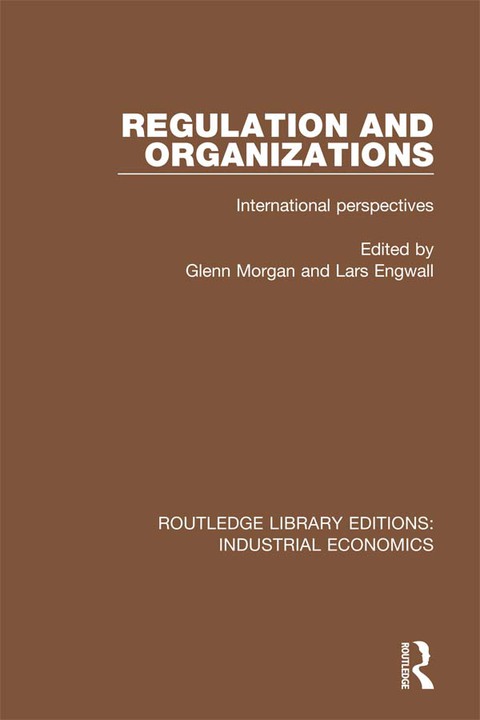 Cover image for book Regulation and Organizations