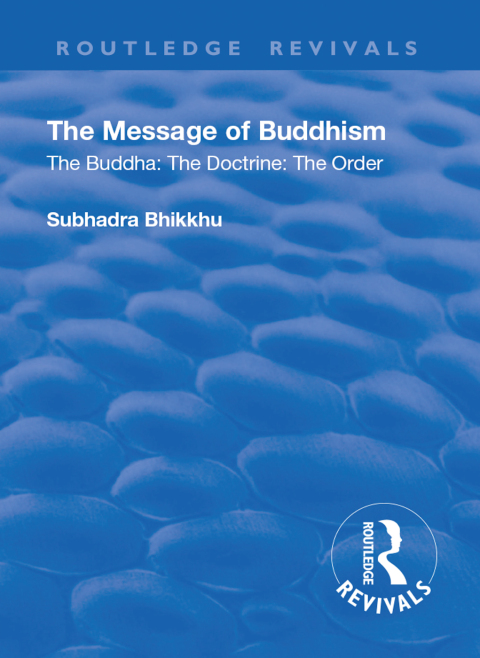 Cover image for book Revival: The Message of Buddhism (1926)