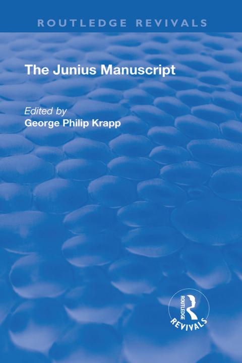 Cover image for book Revival: The Junius Manuscript (1931)