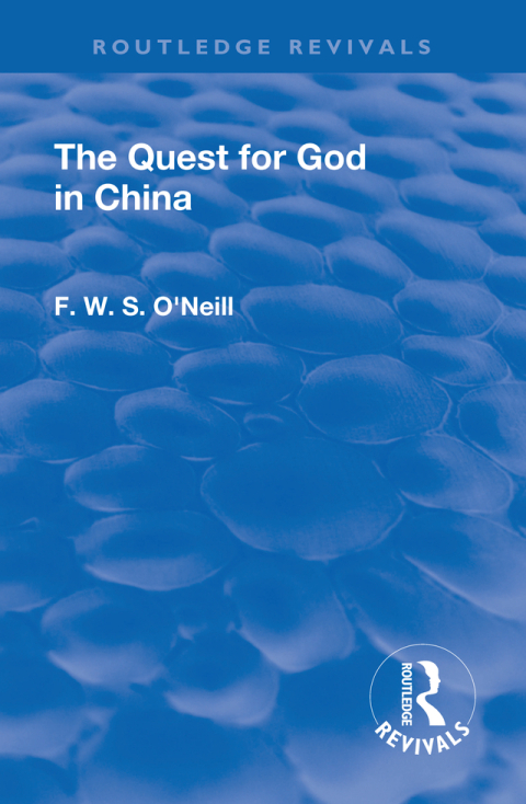 Cover image for book Revival: The Quest for God in China (1925)
