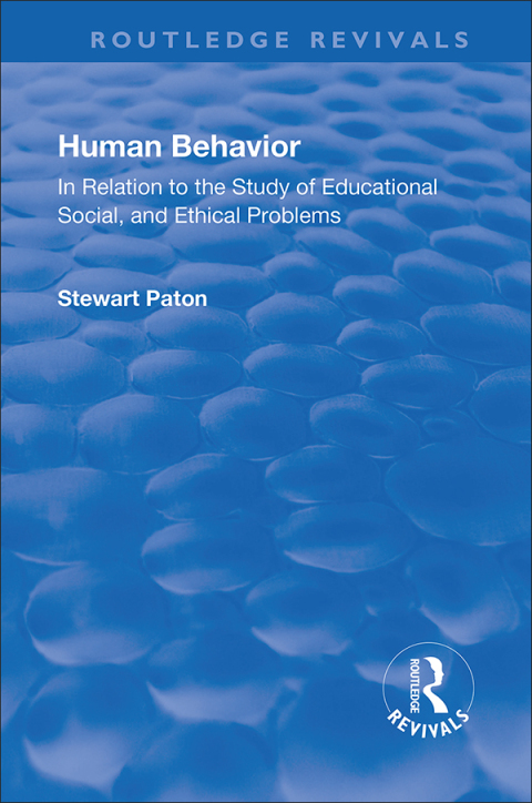 Cover image for book Revival: Human Behavior (1921)