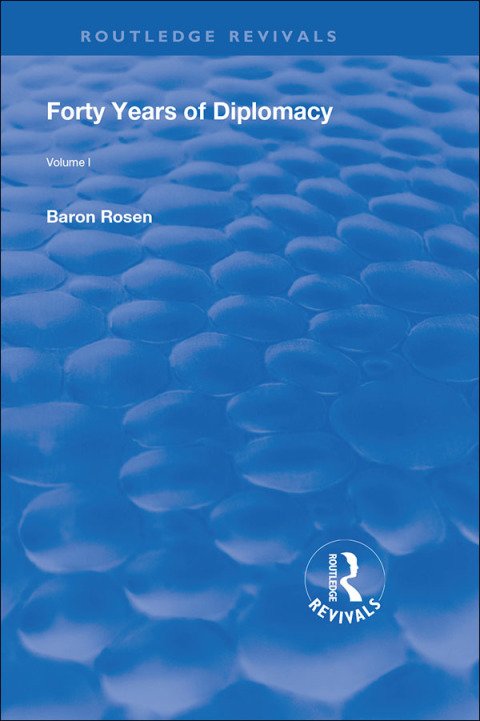 Cover image for book Revival: Forty Years of Diplomacy (1922)