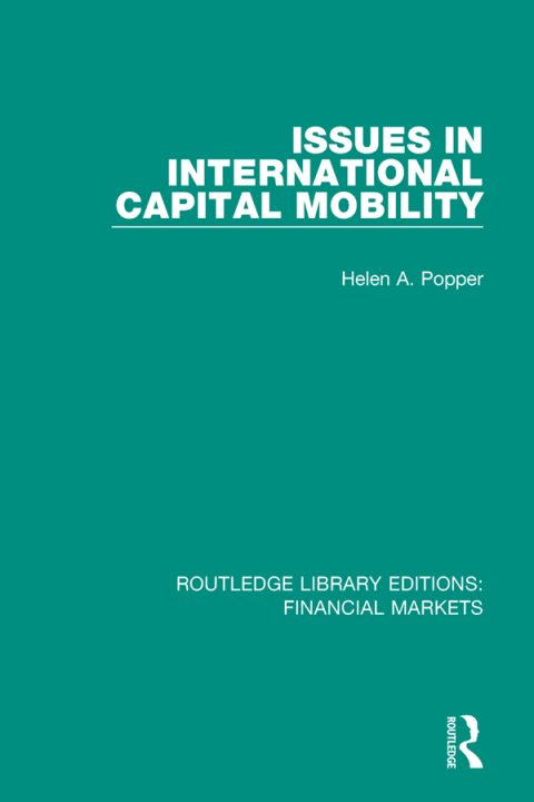 Cover image for book Issues in International Captial Mobility