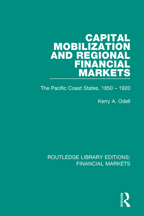 Cover image for book Capital Mobilization and Regional Financial Markets