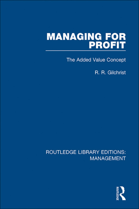 Cover image for book Managing for Profit
