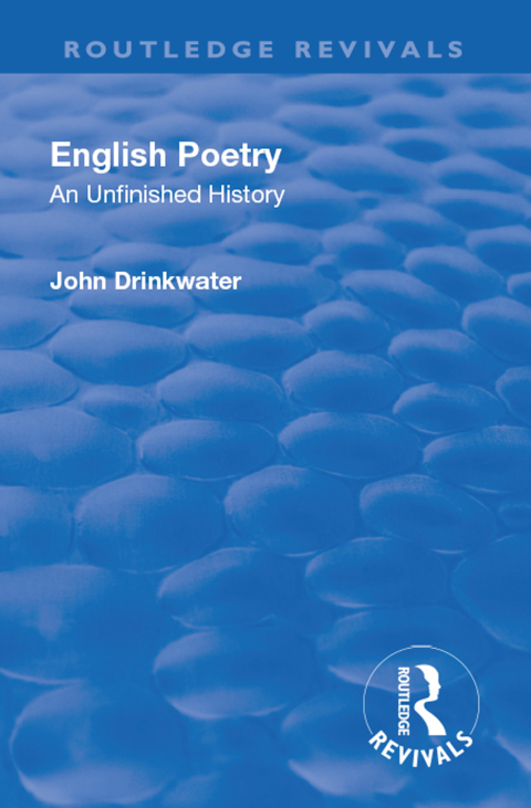 Cover image for book Revival: English Poetry: An unfinished history (1938)