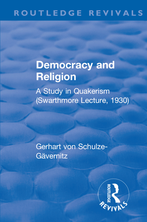 Cover image for book Revival: Democracy and Religion (1930)