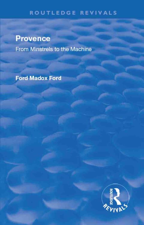 Cover image for book Revival: Provence from Minstrels to the Machine (1938)