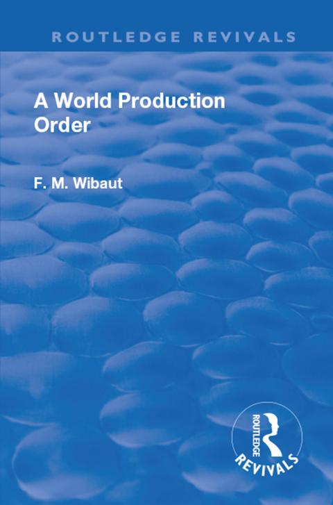 Cover image for book Revival: A World Production Order (1935)
