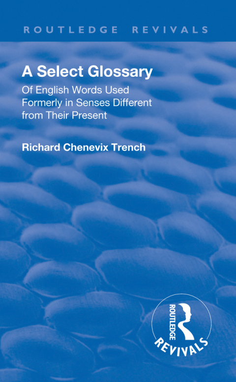 Cover image for book Revival: A Select Glossary (1906)