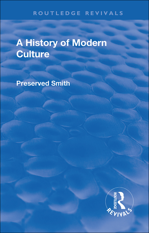 Cover image for book Revival: A History of Modern Culture: Volume I (1930)