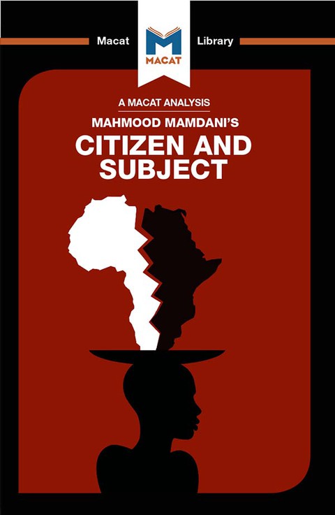 Cover image for book An Analysis of Mahmood Mamdani's Citizen and Subject