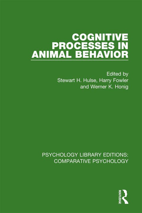 Cover image for book Cognitive Processes in Animal Behavior