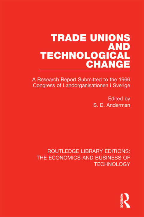 Cover image for book Trade Unions and Technological Change