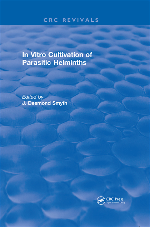 Cover image for book In Vitro Cultivation of Parasitic Helminths (1990)